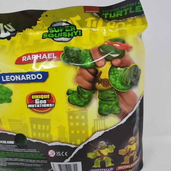 Goo Jit Zu Teenage Mutant Ninja Turtles 2 Pack Nickelodeon Leonardo Raphael - Picture 8 of 10